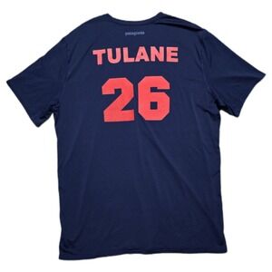 Rare Tulane Green Wave Patagonia Mardi Gras Kings Team‎ Legend T-Shirt Mens 2XL